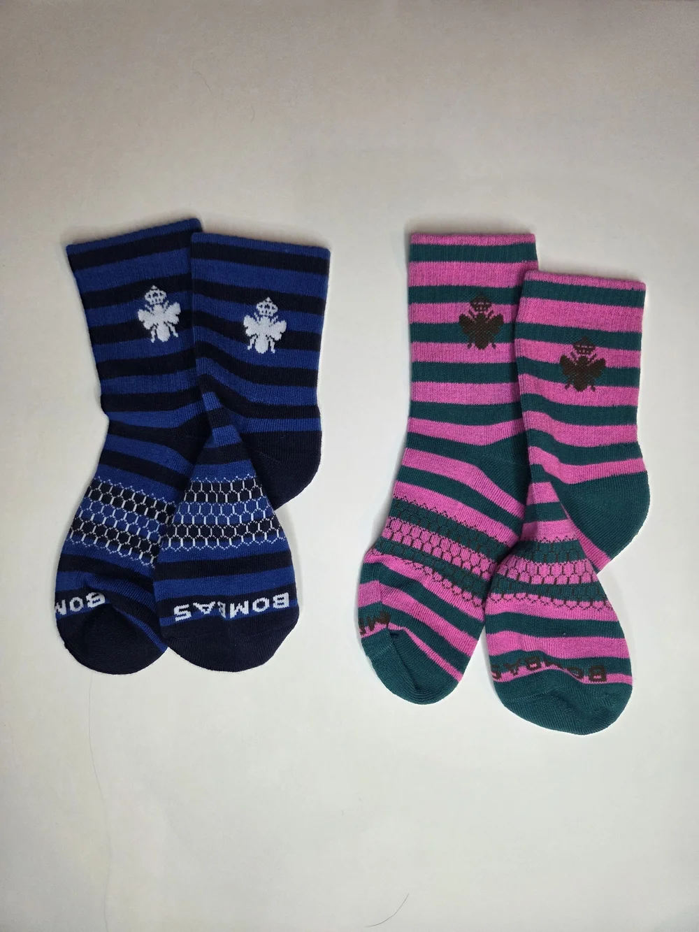 Striped Crew Bomba Socks Size Medium